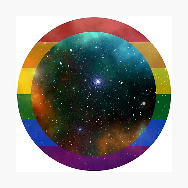 Item preview, Gay Galaxy Circle designed and sold by JayAceAro.