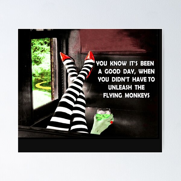 Item preview,  FLYING MONKEYS - GOOD DAY  designed and sold by Brenda-J-Burns.