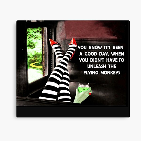 Item preview,  FLYING MONKEYS - GOOD DAY  designed and sold by Brenda-J-Burns.