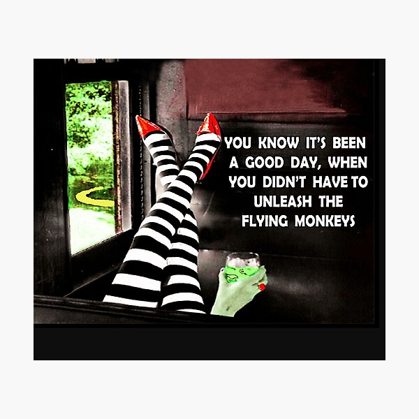 Item preview,  FLYING MONKEYS - GOOD DAY  designed and sold by Brenda-J-Burns.