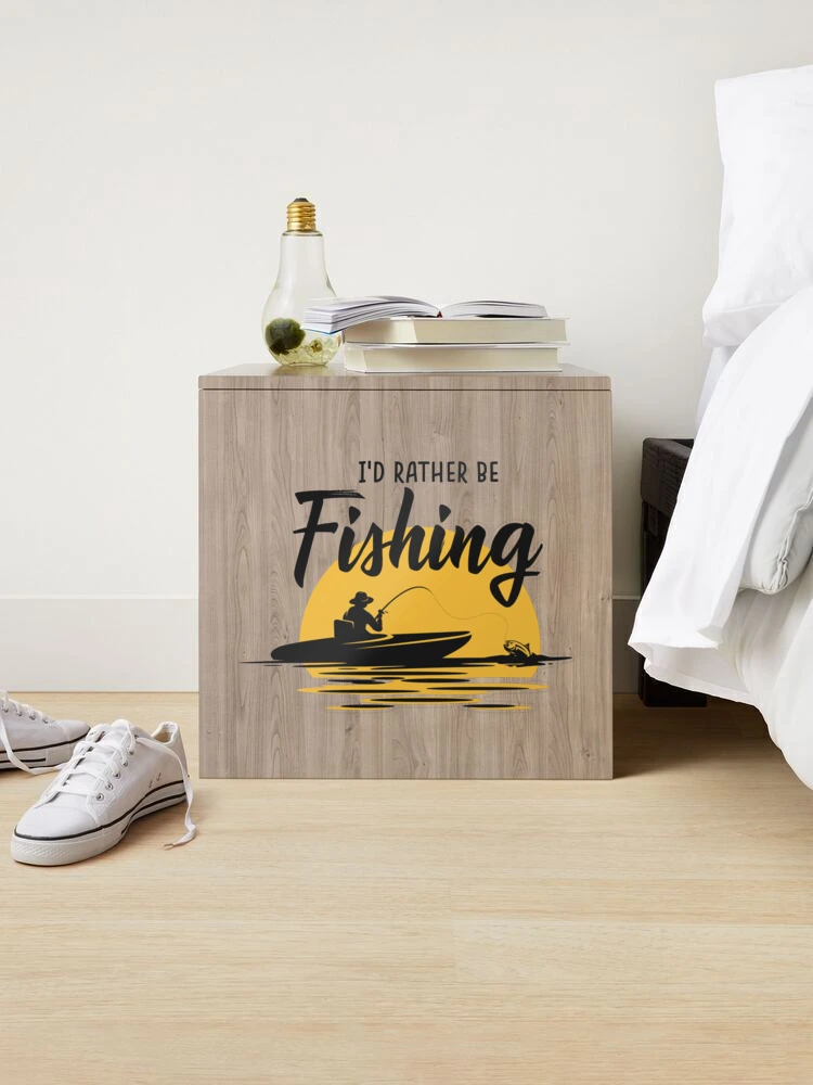 Breakwater Bay I'd Rather Be Fishing Wall Decal