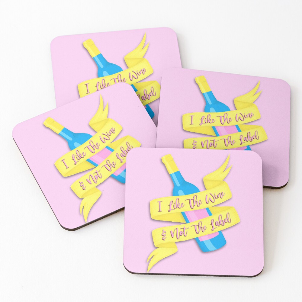 Schitt's Creek - Pansexual Pride Coasters (Set of 4)