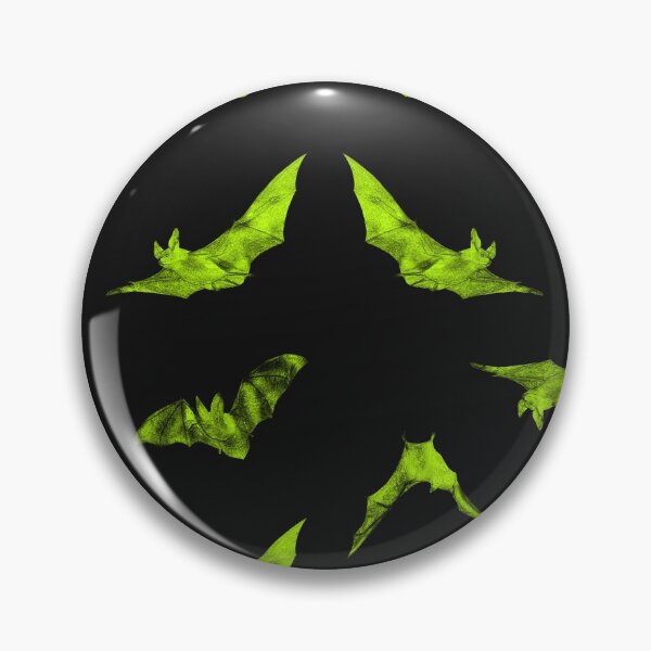 Item preview, Halloween Bats Pattern Yellow Green and Black designed and sold by AbstractCreates.