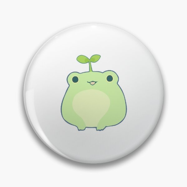 Item preview, Kawaii Frog With Leaf On Head designed and sold by Clarissa-Castle.