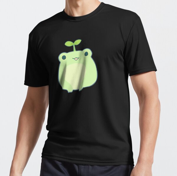 Cute Green Frog Crew Neck T-Shirt