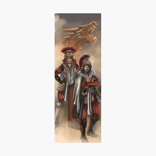 Copper Dragons of Tirenia Photographic Print