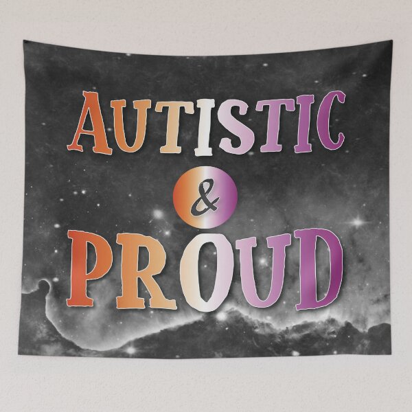 Item preview, Lesbian: Autistic and Proud designed and sold by PrettySickArt.