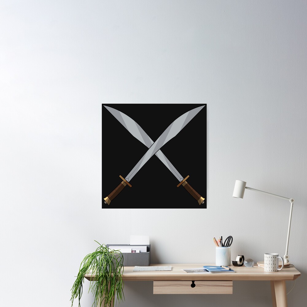 Zuko's Broadswords Sticker for Sale by kylishabobisha