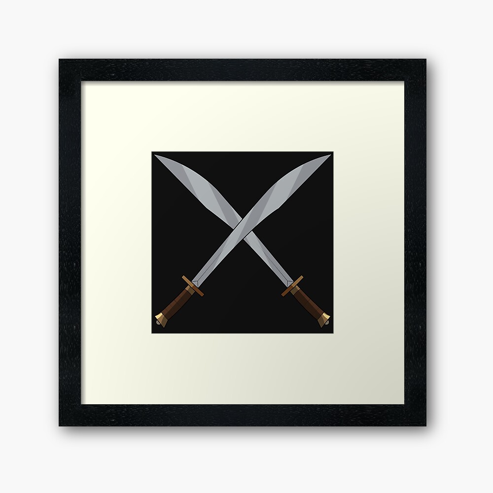 Zuko's Broadswords Sticker for Sale by kylishabobisha