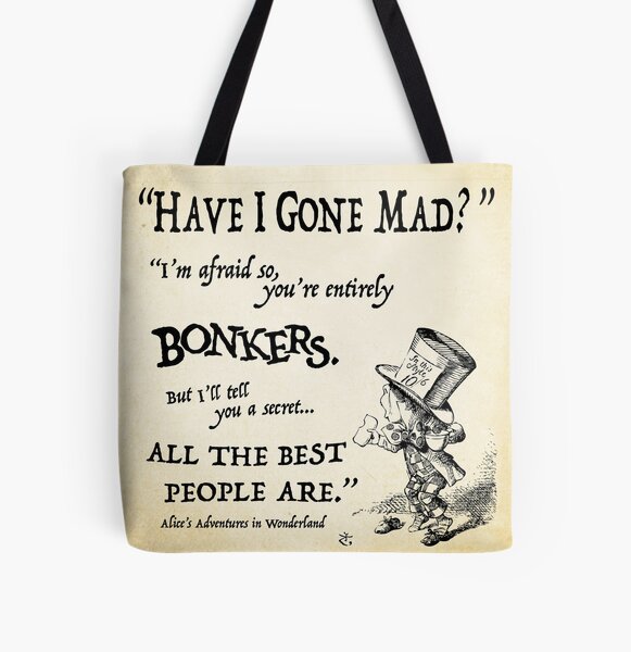 Alice's Adventures in Wonderland Totes | LookHUMAN