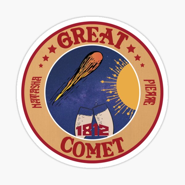Great Comet Space Patch Sticker