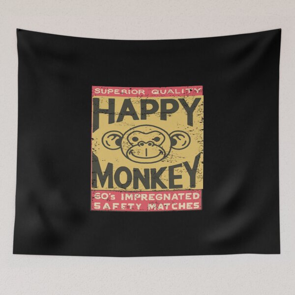 Item preview, Vintage T-Shirt Happy Monkey Safety Matches Vintage designed and sold by BridalByLys.