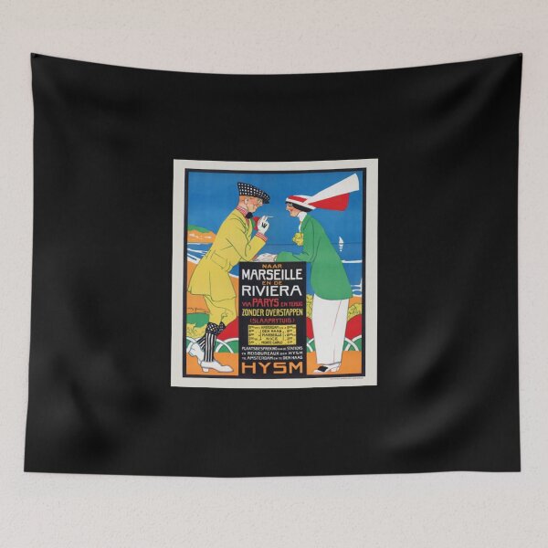Item preview, Camiseta Vintage Holanda Marsella Vintage Poster 1913 designed and sold by BridalByLys.