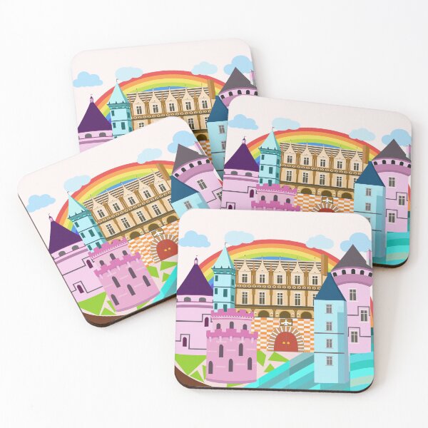 Item preview, Colourful Cheerful Fairy Tale Castle  designed and sold by Moyanana.