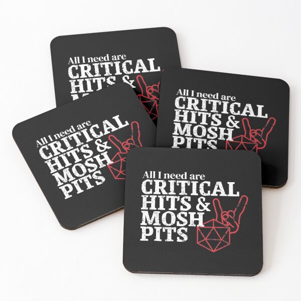 Item preview, DnD Critical Hits and Heavy Metal Mosh Pits designed and sold by DnlDesigns.