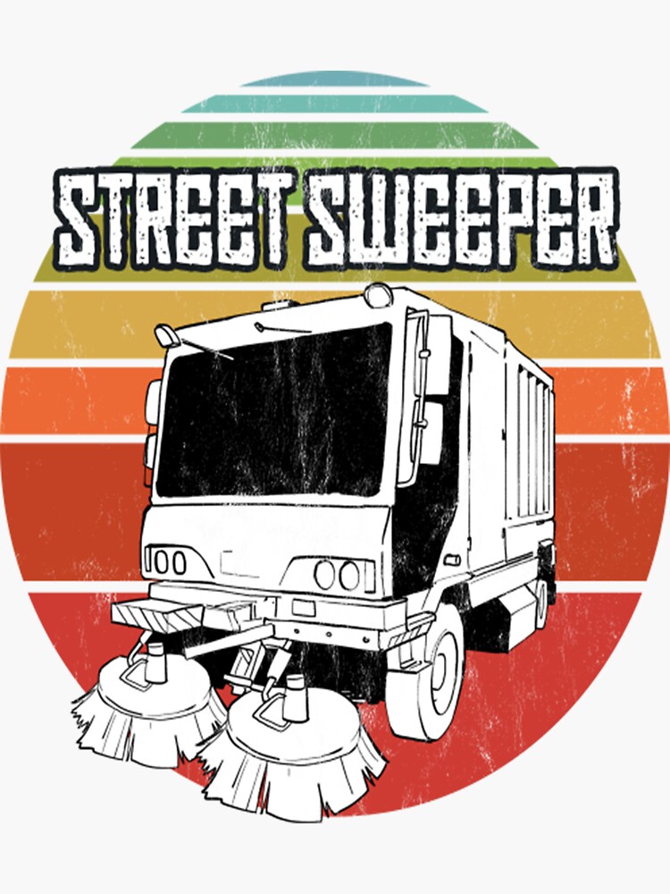 Vintage Street Sweeper Occupation Retro Graphic T-Shirt Vintage Street Sweeper Occupation Retro Graphic T-Shirt