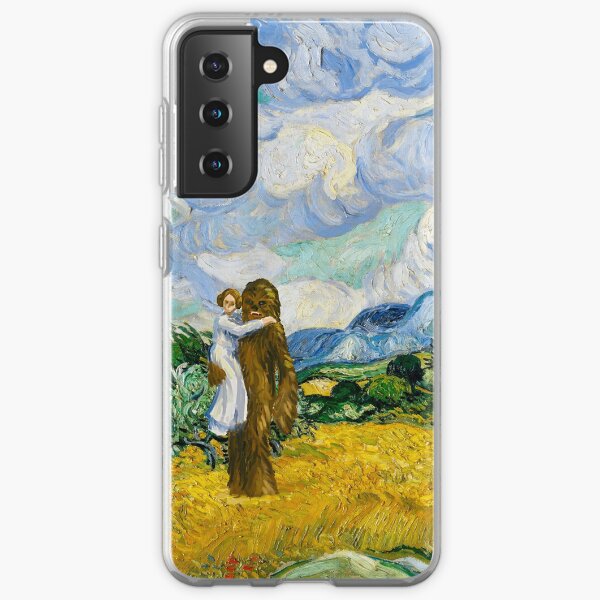 Leia and Chewbacca in Wheat Field Samsung Galaxy Soft Case