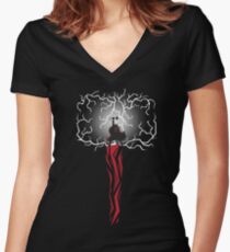 Might of Mjolnir Women's Fitted V-Neck T-Shirt