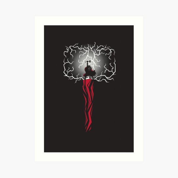 Might of Mjolnir Art Print