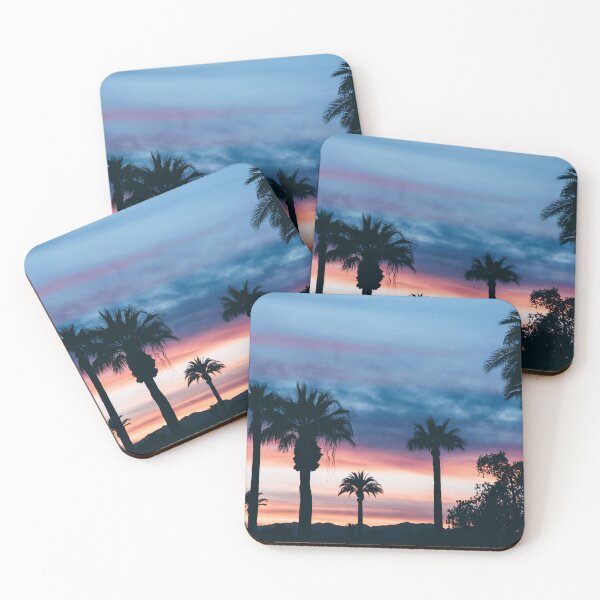 Item preview, Palm Trees And A Beautiful Cloudy Sunset designed and sold by henrymencia.