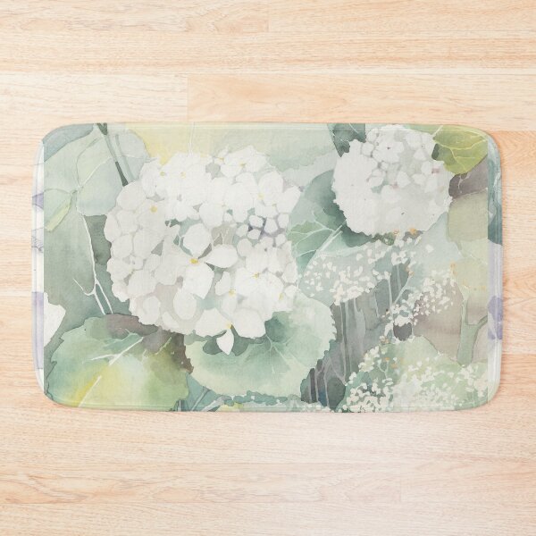 Item preview, Beautiful Flowers light green - full rectangle - watercolor designed by Tizi Graphics designed and sold by TiziGraphics.