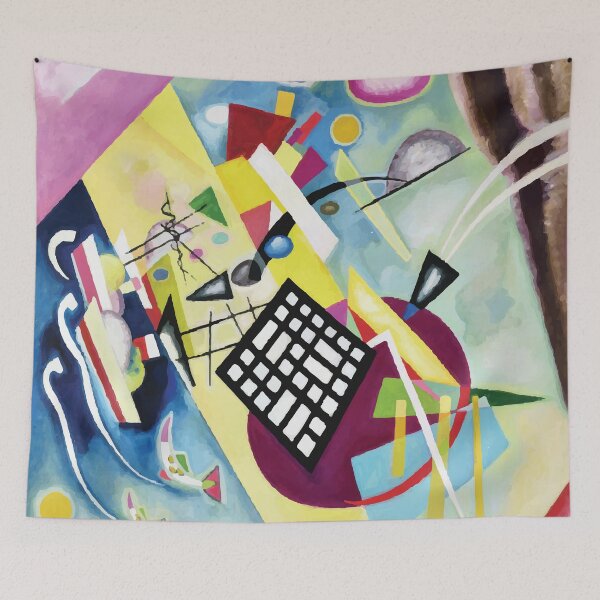 Item preview, Wassily Kandinsky | Black Frame designed and sold by badguyduh.