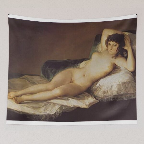 Item preview, The Nude Maja by Francisco Goya designed and sold by jfreedom.