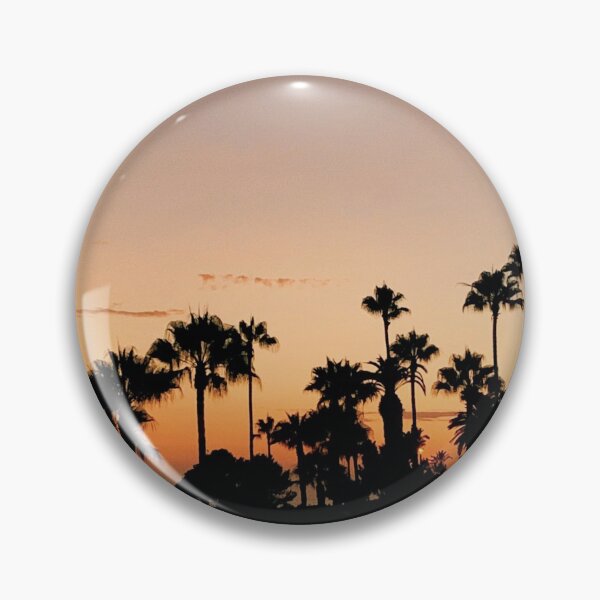Item preview, Palm Trees and a Beautiful Beach Sunset in Laguna Beach California designed and sold by henrymencia.