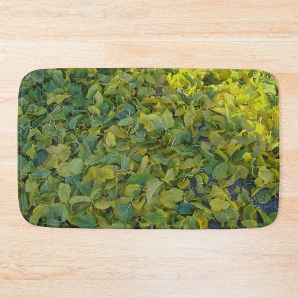 Item preview, Fresh Fallen Early Autumn Leaves Yellow and Green designed and sold by EleMcKay.