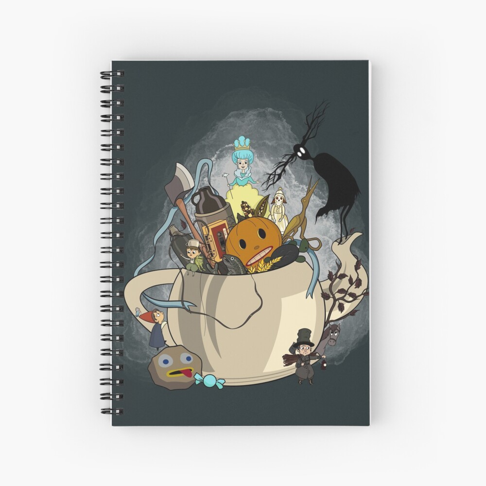 Over the Garden Wall- Greg's Kettle of Adventure Spiral Notebook