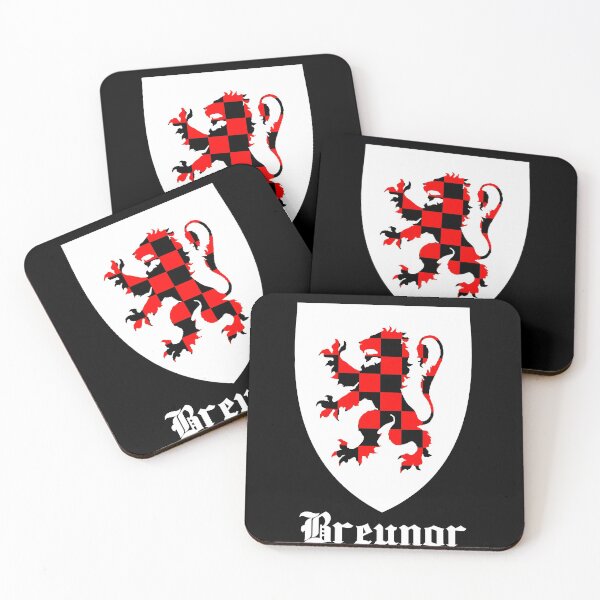 Item preview, The Heraldry of Breunor with Nameplate designed and sold by ScapegoatPrints.