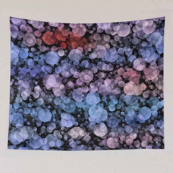 Item preview, colouful bubble light glow design pattern designed and sold by anzus13carlett.
