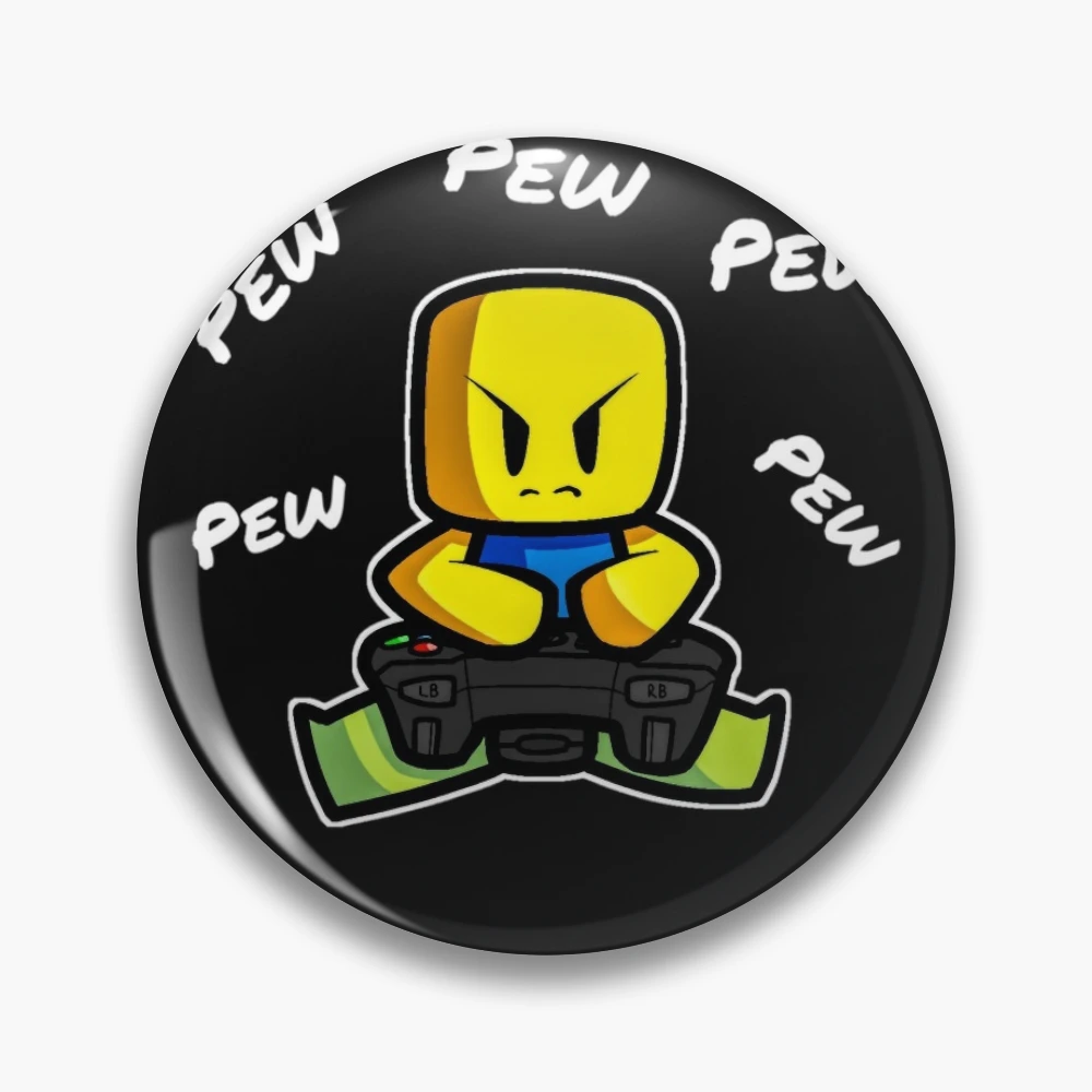 Cute Gaming Noob - Gamer Noob Pew Pew Play Game Birthday | Sticker