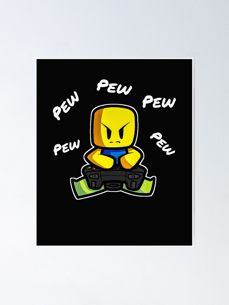 Cute Gaming Noob - Gamer Noob Pew Pew Play Game Birthday | Sticker