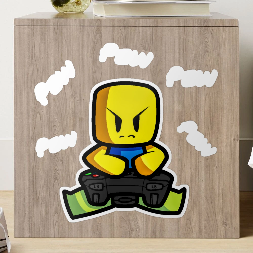 Cute Gaming Noob - Gamer Noob Pew Pew Play Game Birthday Sticker for Sale  by Kieprongbuon-21