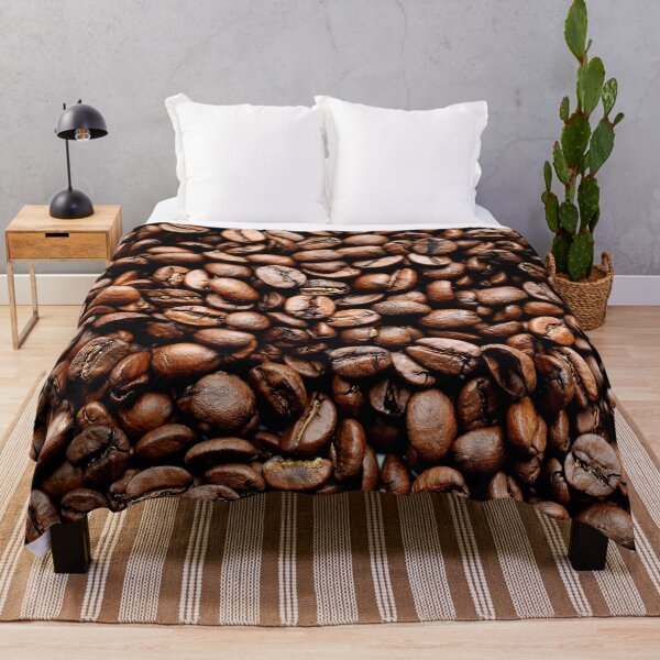 Item preview, Black coffee bean pattern design designed and sold by anzus13carlett.