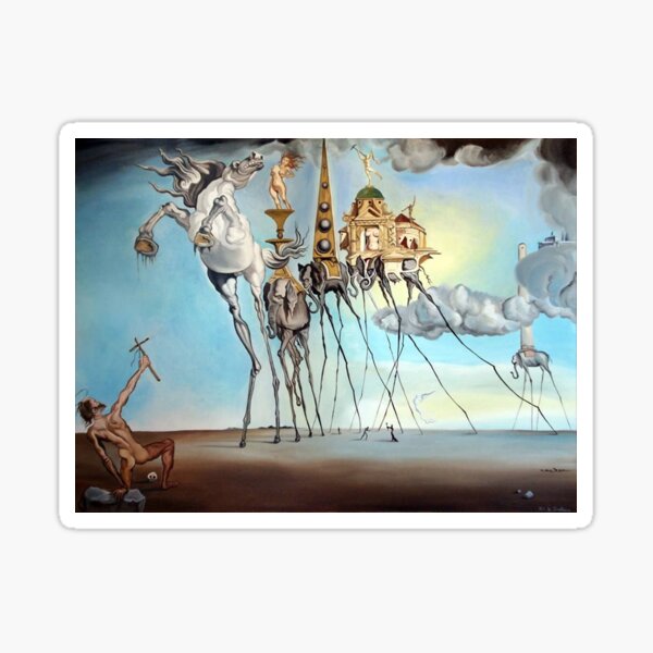 Item preview, The Temptation of St. Anthony by Salavdor Dali designed and sold by jfreedom.