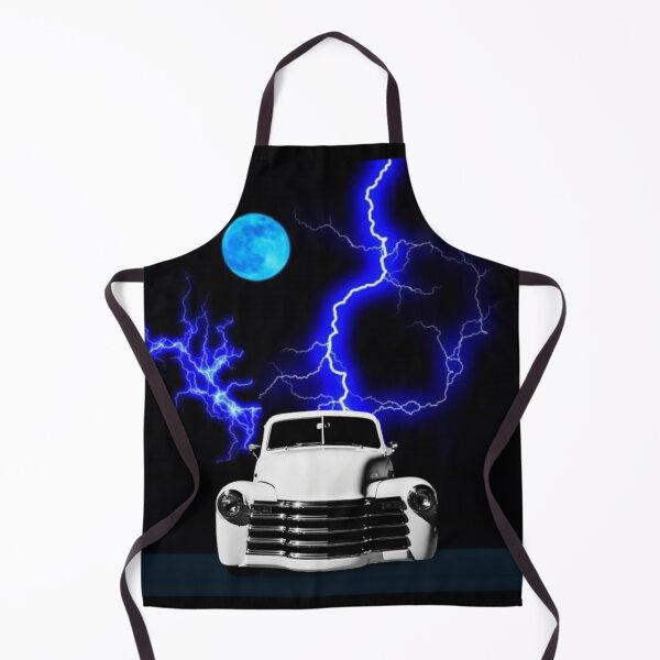 Item preview, White Lightning Vintage White Truck designed and sold by MuscleCarTs.