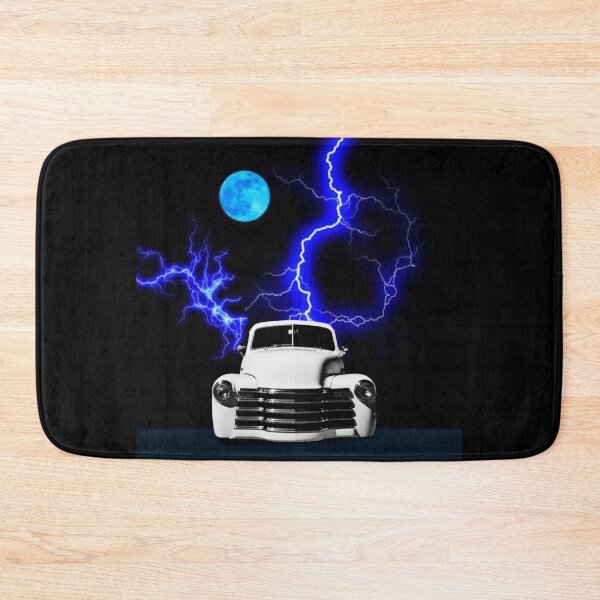 Item preview, White Lightning Vintage White Truck designed and sold by MuscleCarTs.