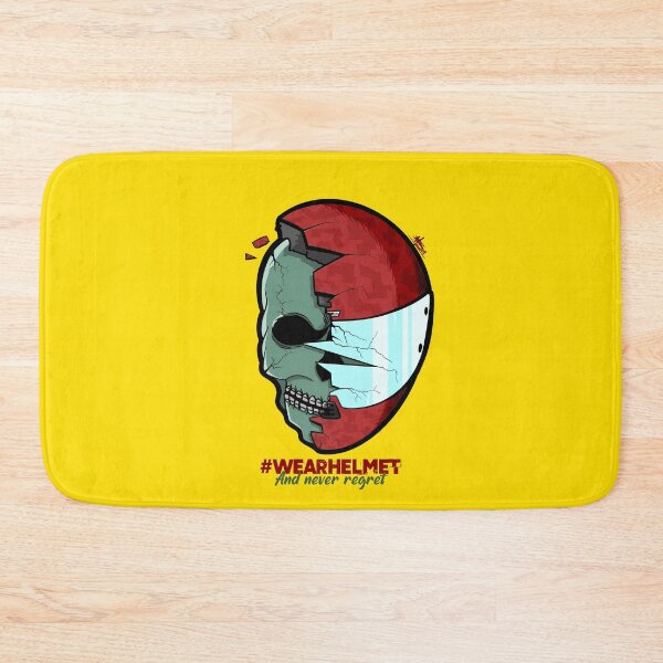 Item preview, Wear Helmet | Awareness Design | Ride Safe designed and sold by IamSoMad.