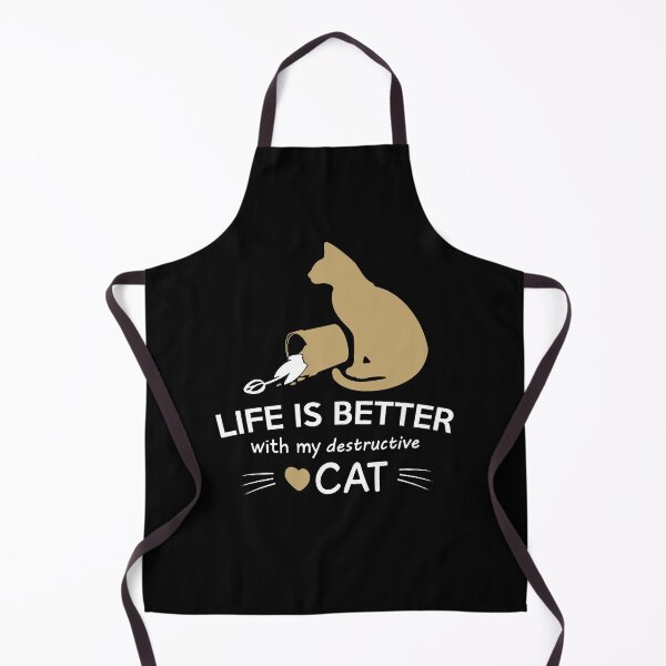 Item preview, Life is better with my destructive cat - Awesome funny cat lover Gift designed and sold by Teenation9.