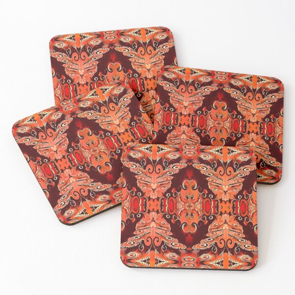 Item preview, Peacockery in Tangerine designed and sold by NolaJere.