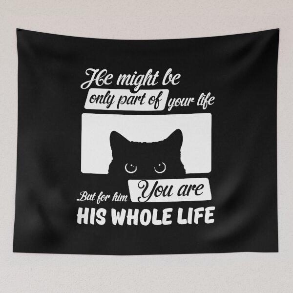 Item preview, he might be only part of your life - Awesome cat lover Gift designed and sold by Teenation9.