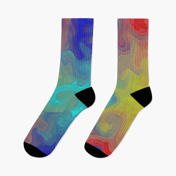 Item preview, Soothing rainbow waves designed and sold by BubbleCrumbs.