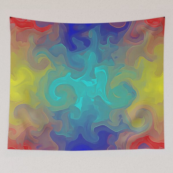 Item preview, Soothing rainbow waves designed and sold by BubbleCrumbs.