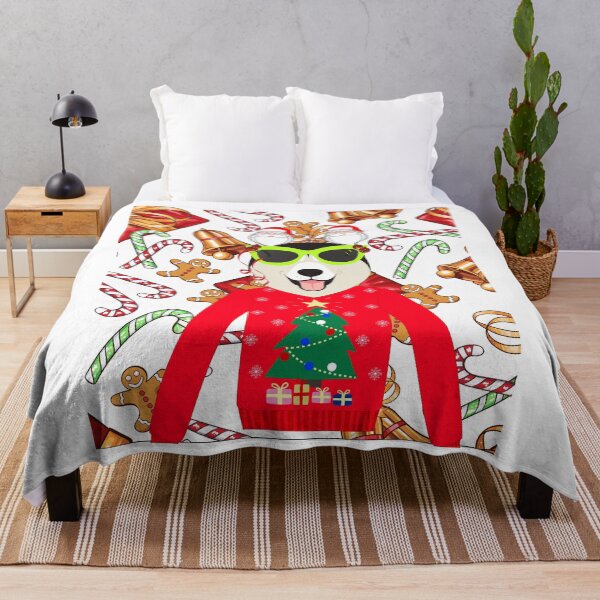 Item preview, Christmas dog, Ugly Christmas Sweater, Xmas Dog, Funny ugly sweater, Rudolph the red nose reindeer, Christmas Gift For Mom, designed and sold by prteacool.