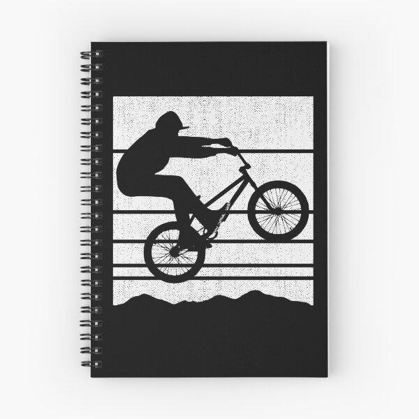 Item preview, White Retro BMX Biker Vintage Bike Rider Skyline designed and sold by pixeljamz.