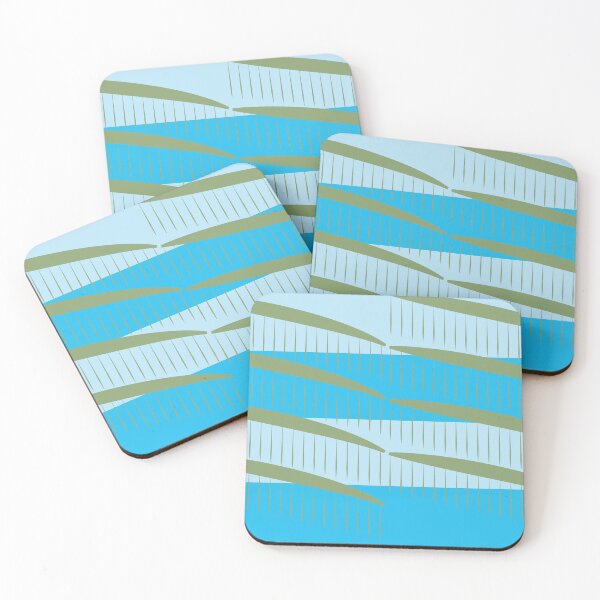 Item preview, Abstract big Ecuador leaves, ocean, and sky designed and sold by tulipdesign.