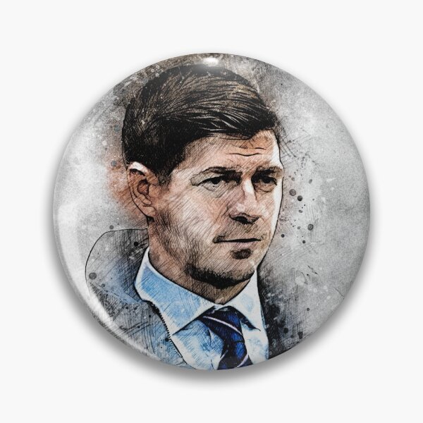 Steven Gerrard Sketch Pin