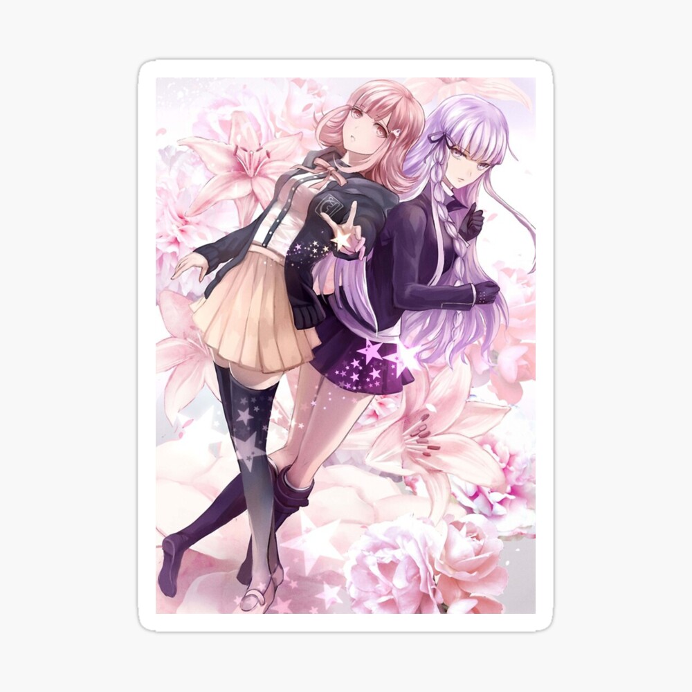 danganronpa chiaki and kirigiri photographic print by brianlusk2809 redbubble